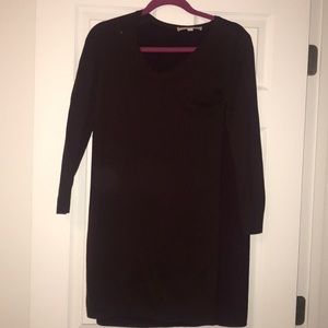 burgundy loft sweater dress